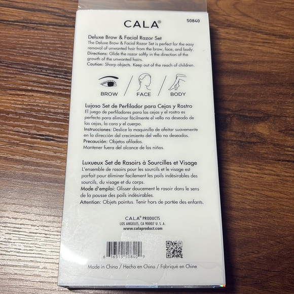 Cala Deluxe Brow & Facial Razor Set - Multicolor 33 in Total Gift Idea - Picture 3 of 5